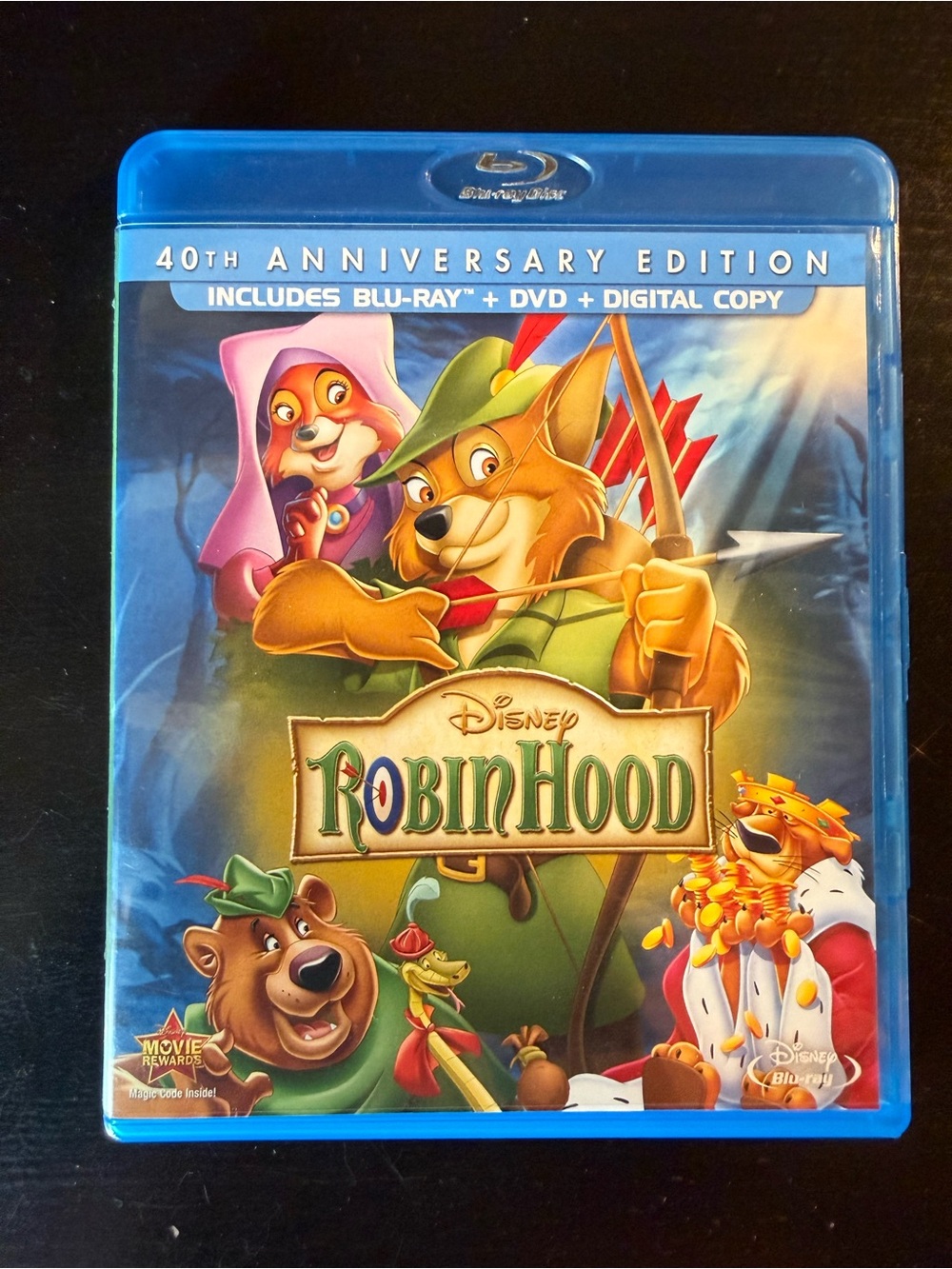 Robin Hood (1973) | Disney Blu-ray + DVD | LIKE NEW